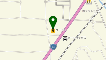 DAISO コーナン木津店の地図画像