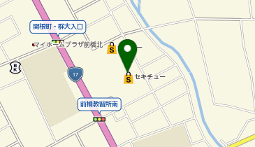 DAISO セキチュー前橋関根店の地図画像