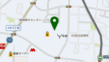 DAISO オアシスタウンキセラ川西店の地図画像