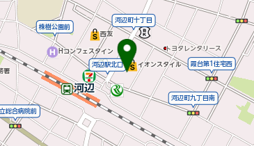 DAISO イオンスタイル河辺店の地図画像