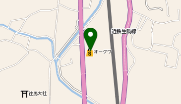 DAISO オークワ生駒菜畑店の地図画像