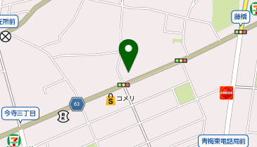 DAISO やまや青梅今寺店の地図画像