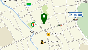 DAISO やまや戸祭元町店の地図画像