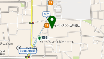 DAISO イオンタウン山科椥辻店の地図画像