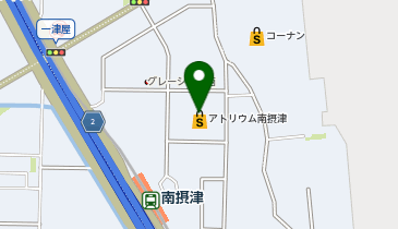 DAISO ルッツ南摂津店の地図画像