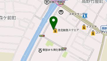 DAISO 洛北阪急スクエア店の地図画像