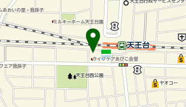 DAISO 我孫子天王台店の地図画像