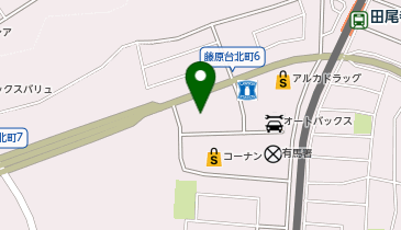 DAISO ホームセンターコーナン藤原台店の地図画像