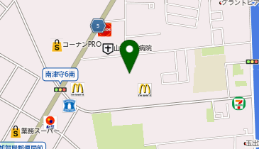 DAISO ホームセンターコーナン南津守店の地図画像