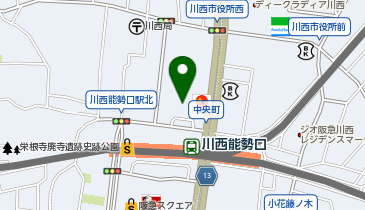 Standard Products ラソラ川西店の地図画像