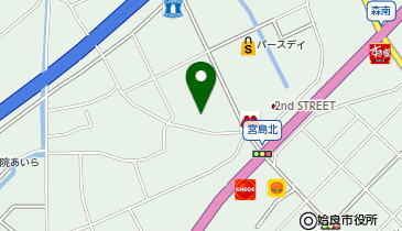 DAISO Aコープあいら店の地図画像