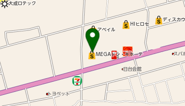 DAISO HIヒロセ菊陽店の地図画像