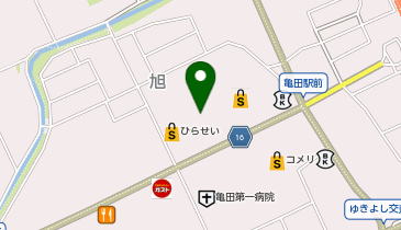 DAISO ひらせい亀田店の地図画像