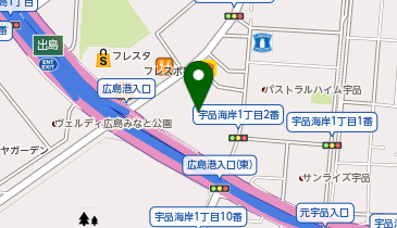 DAISO ホームセンターコーナン宇品店の地図画像