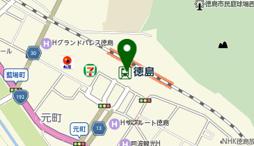 DAISO 徳島駅クレメントプラザ店の地図画像