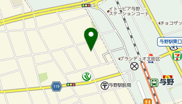 DAISO TAIRAYA与野店の地図画像