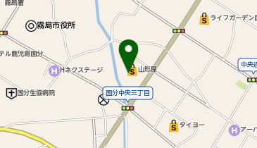 THREEPPY きりしま国分山形屋店の地図画像