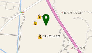 THREEPPY イオンモール太田店の地図画像