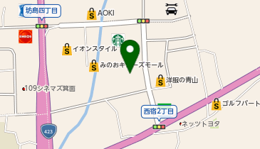 DAISO みのおキューズモール店の地図画像