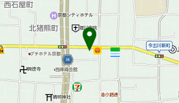 DAISO 堀川今出川店の地図画像