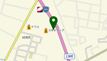 DAISO ファムタウン四日市上海老店の地図画像