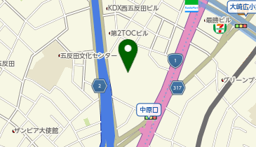DAISO 五反田TOC店の地図画像