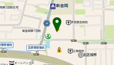 DAISO イオンそよら新金岡店の地図画像