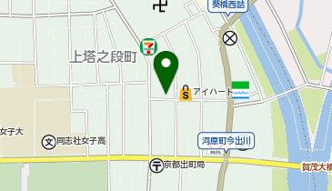 DAISO 京都出町店の地図画像