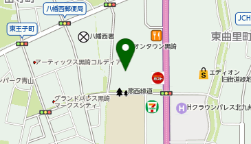 THREEPPY イオンタウン黒崎店の地図画像