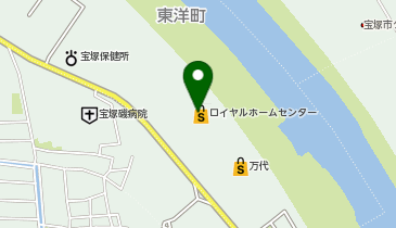 DAISO ロイヤルホームセンター宝塚店の地図画像