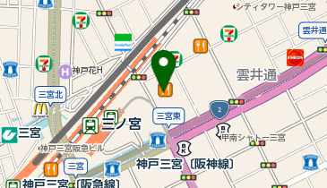 DAISO 三宮OPA2店の地図画像