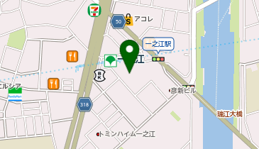 DAISO マルエツ一之江駅前店の地図画像
