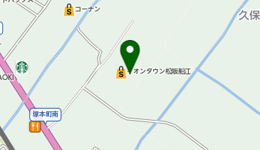 DAISO イオンタウン松阪船江店の地図画像