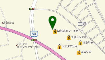 THREEPPY ガーラタウン店の地図画像