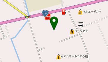 THREEPPY イオンモールつがる柏店の地図画像