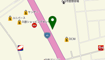 THREEPPY 久慈店の地図画像