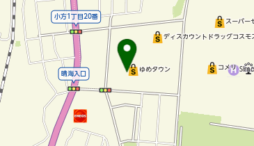 DAISO ゆめタウン大竹店の地図画像