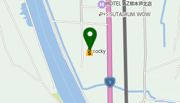 DAISO ロッキー芦北店の地図画像