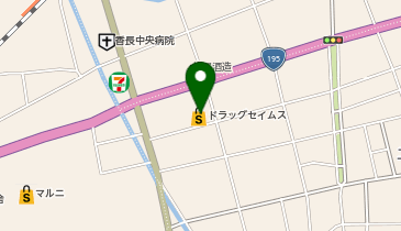 DAISO セイムス土佐山田店の地図画像