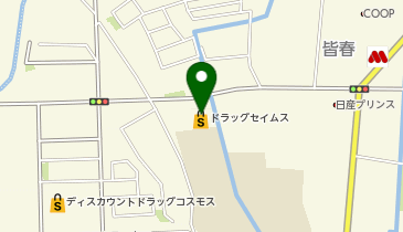 DAISO セイムス大分皆春店の地図画像