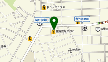 DAISO 生鮮館なかむら北山店の地図画像