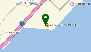 THREEPPY イオン長府店の地図画像
