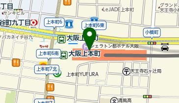 THREEPPY 近鉄百貨店上本町店の地図画像