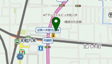 DAISO 近鉄百貨店橿原店の地図画像