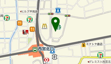 THREEPPY アクタ西宮店の地図画像