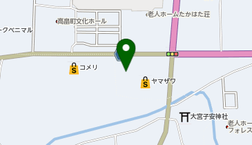 DAISO ヤマザワ高畠店の地図画像