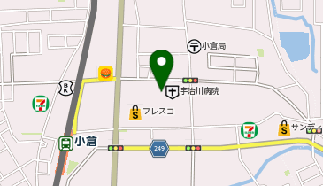 THREEPPY 宇治小倉店の地図画像