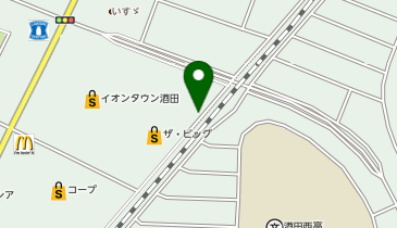 THREEPPY イオンタウン酒田店の地図画像