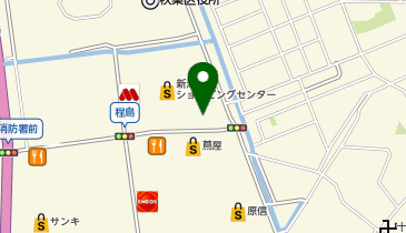 THREEPPY 新津程島SC店の地図画像