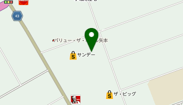 THREEPPY イオンタウン矢本店の地図画像